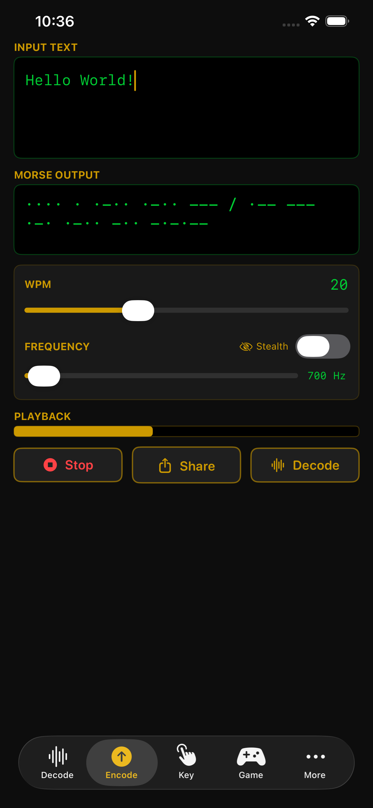 Encode Tab